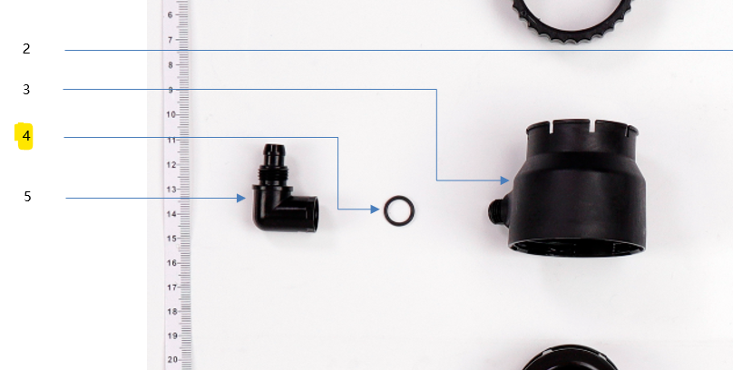 DJI Agras T40 Spares - Pump Connector Sealing Ring | Rural Automation